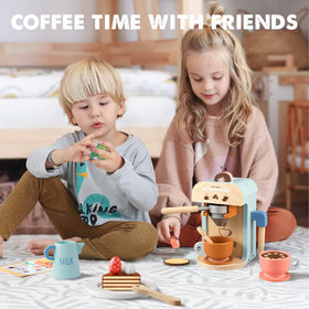 Tiny Land coasters add realistic dining detail to kids' play kitchen