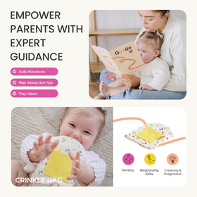 Tiny Land 5-in-1 toy collection displayed for holistic learning at home.