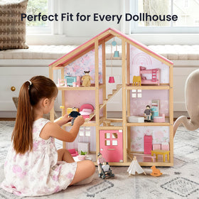 Tiny Land Hand-painted outfits add tactile charm and durability.