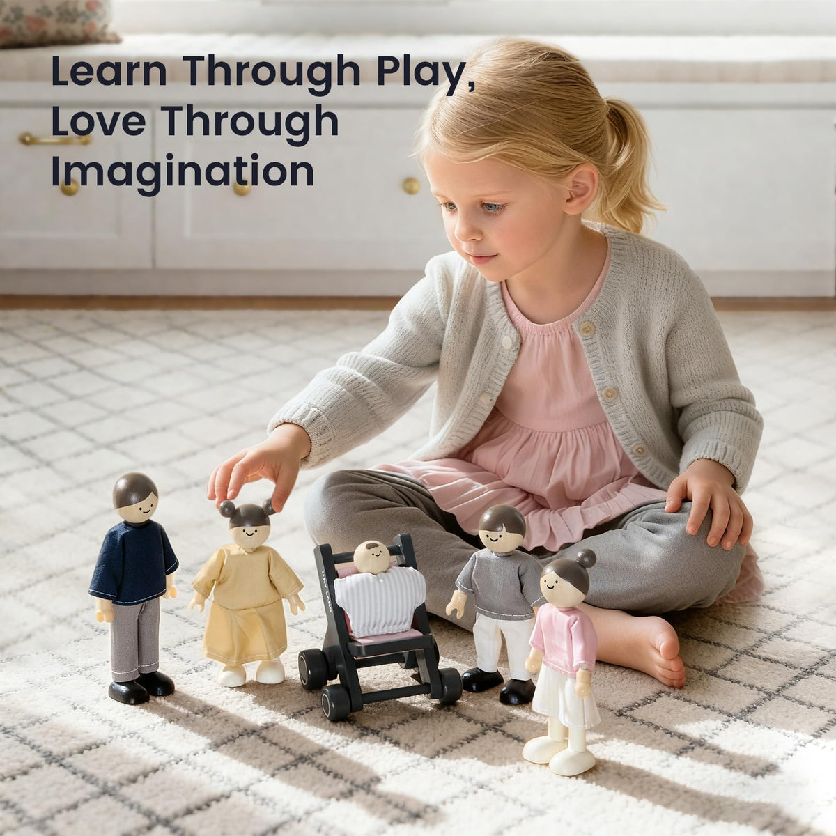 Tiny Land Dollhouse compatibility helps integrate figures into existing playsets.