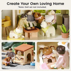 Tiny Land dollhouse furniture collection expands play scenarios for toddlers.