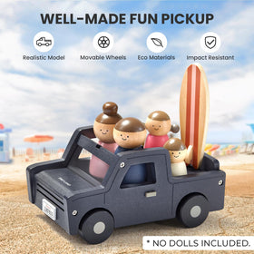 Tiny Land workbench with tools enhances fine motor skills during play.