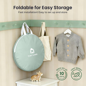 Tiny Land GreenTent wipe-clean surface for effortless maintenance.