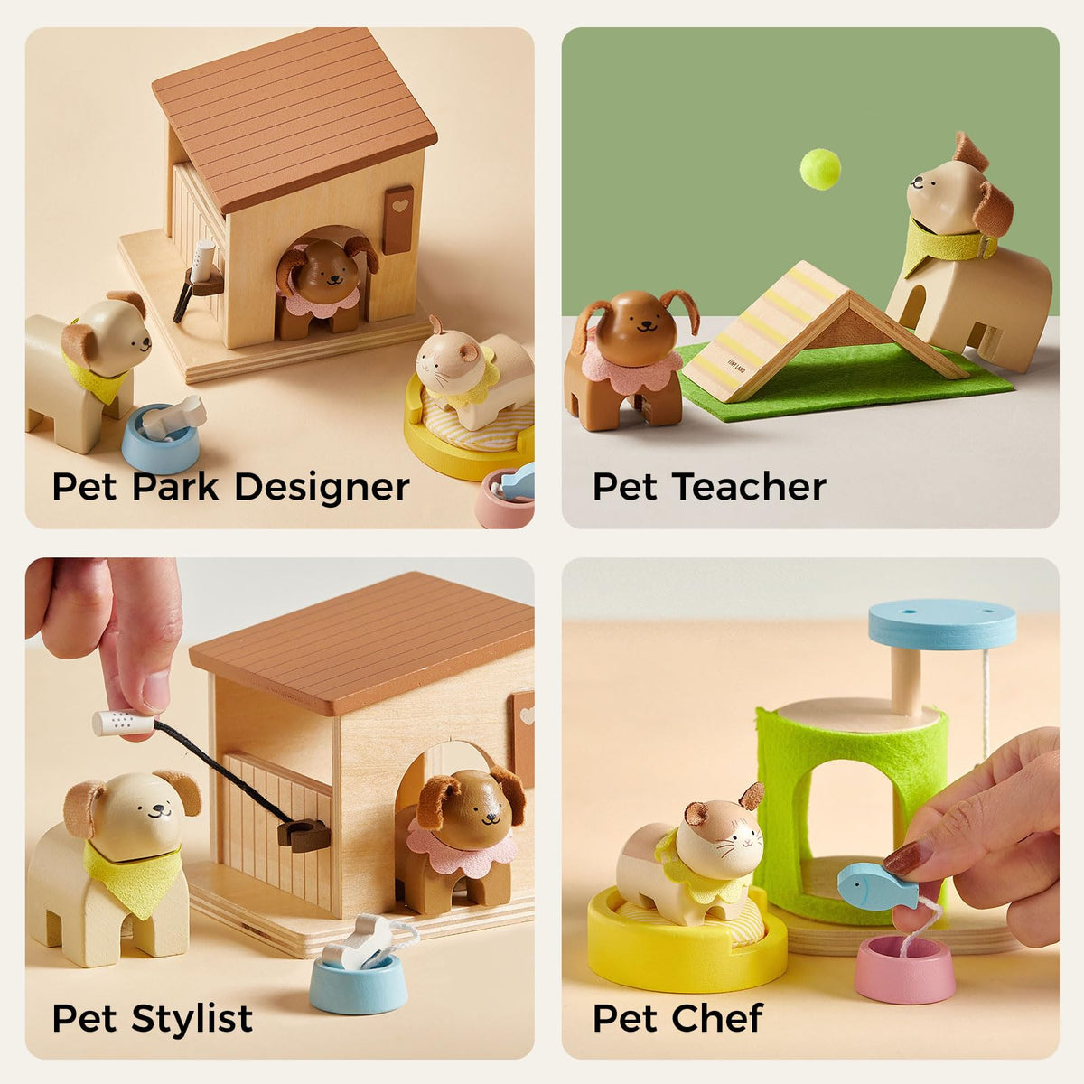 Tiny Land interactive accessories spark storytelling and cooperative play.