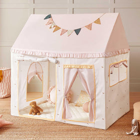 Tiny Land Kids Tent with Mat in pink dreamy design for cozy indoor play