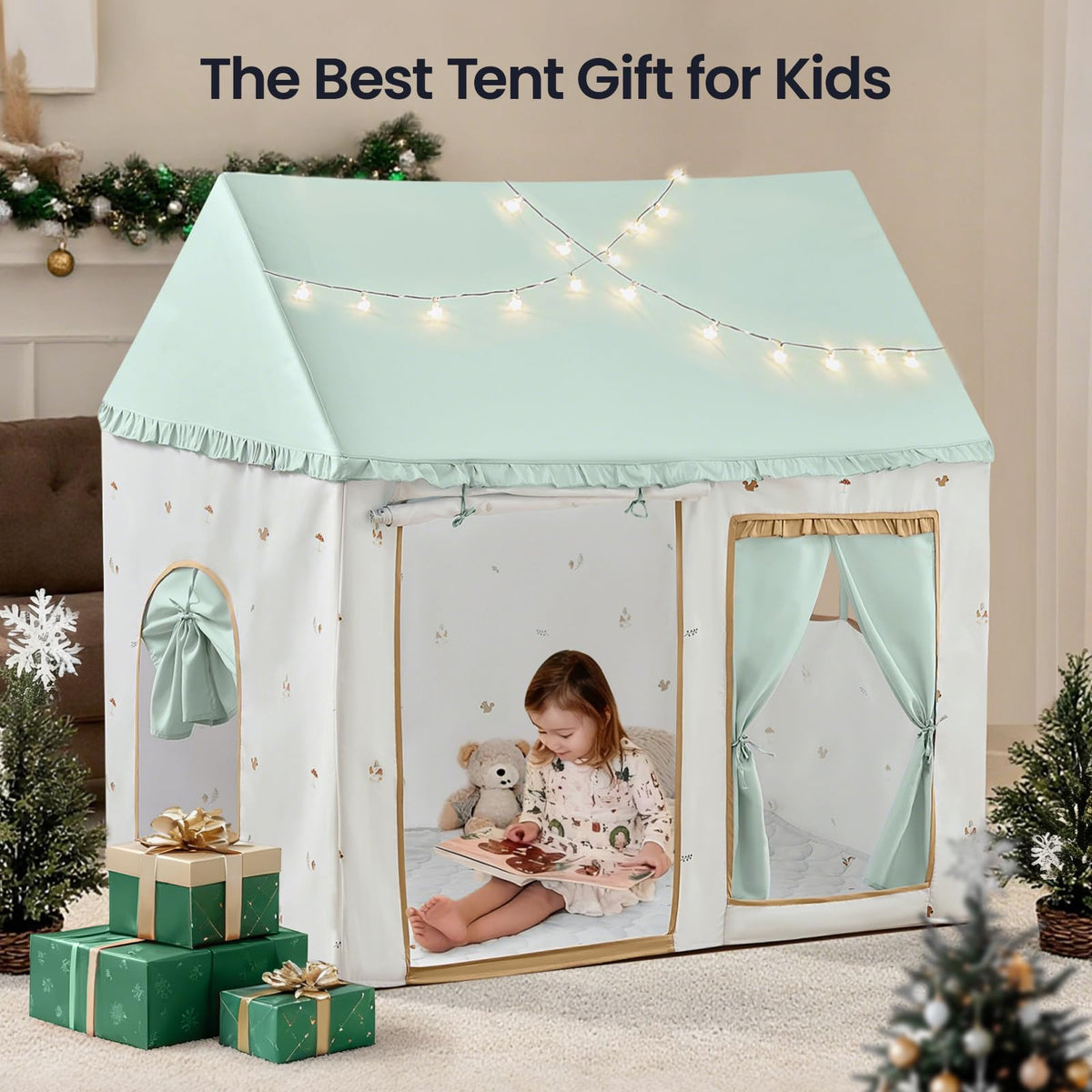 Tiny Land spacious interior accommodating two kids and a parent