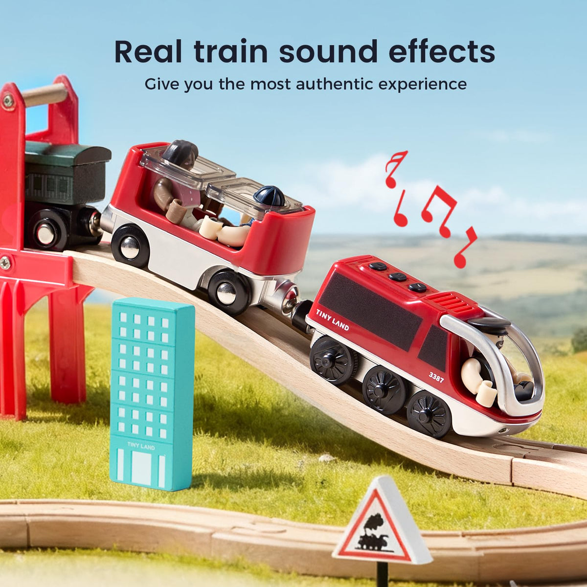 Tiny Land magnetic-compatible tracks enable easy connections with major brands