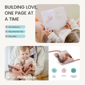 Tiny Land Montessori Body Board Book aids early language and body awareness