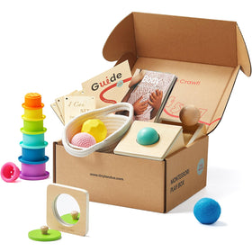 Tiny Land Montessori Toy Set Object Permanence Box supporting early problem-solving and coordination
