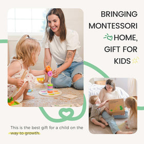 This Tiny Land montage highlights seven activities in one compact kit for versatile play.