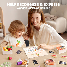 Tiny Land orange slices play food adds vibrant color to role-play meals.