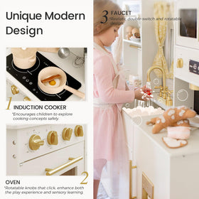 Tiny Land play kitchen microwave sparks imaginative cooking and busy playtime