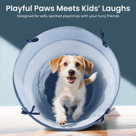 Tiny Land play tunnel blue carry bag enables portable fun anywhere.