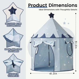 Tiny Land safe and spacious play tent for curious kids