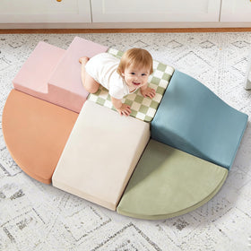 Tiny Land soft foam climbing blocks in hero view for safe indoor exploration.