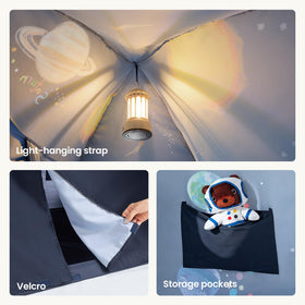 Tiny Land Space Galaxy Bed Tent makes a thoughtful gift for space-loving kids