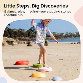 Tiny Land stepping stones with textured surface offering better grip during play