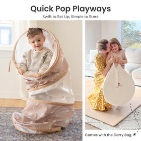 Tiny Land tunnel toy with portable bag for easy travel and storage