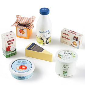 Tiny Land wooden dairy set milk bottle for imaginative play and fine motor practice
