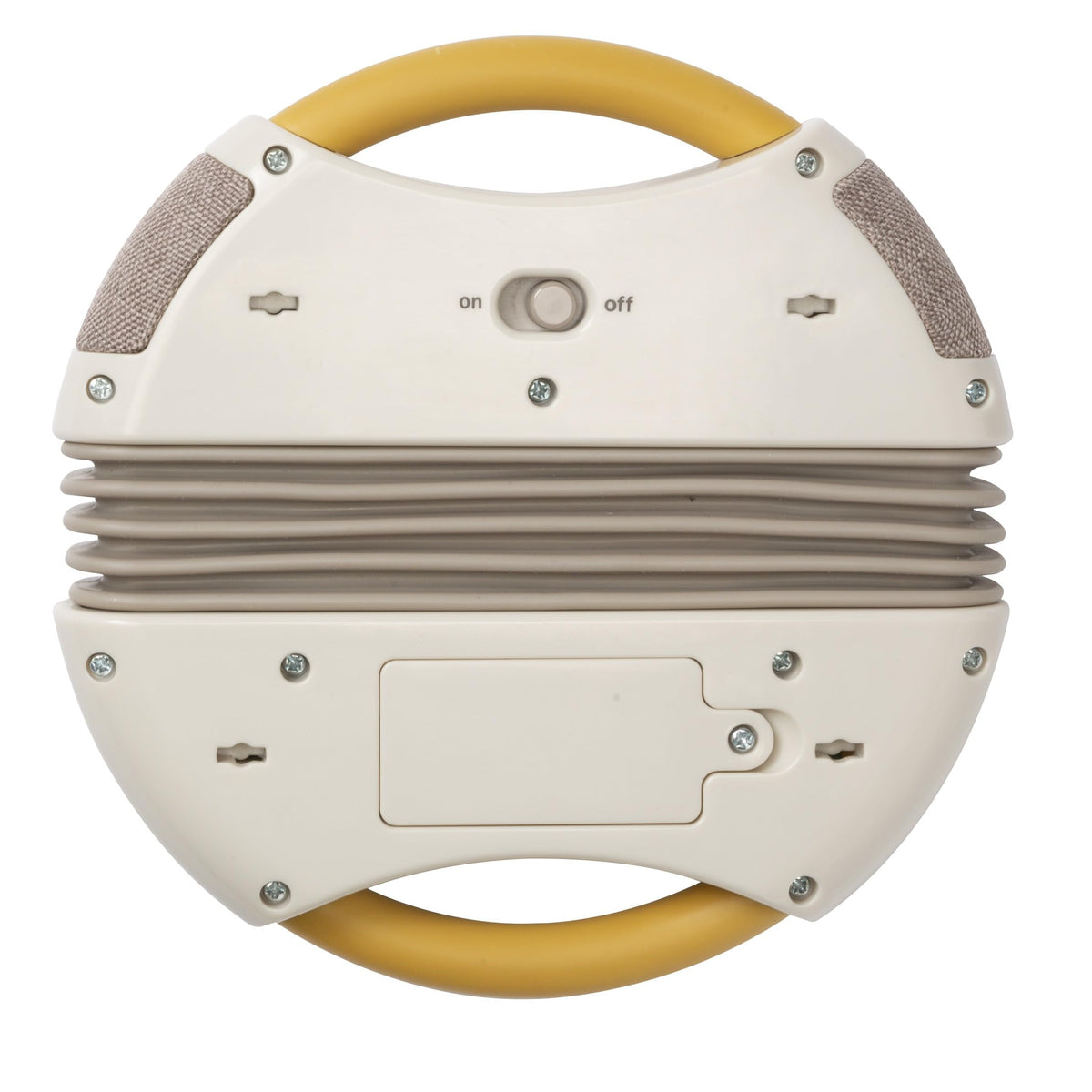 Tiny Love Tiny Rockers Accordion battery access for on-the-go music