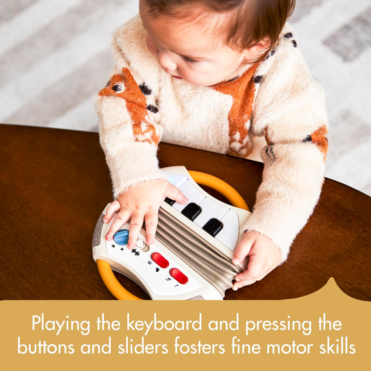 Tiny Love Tiny Rockers Accordion mode selector offers melody or free play