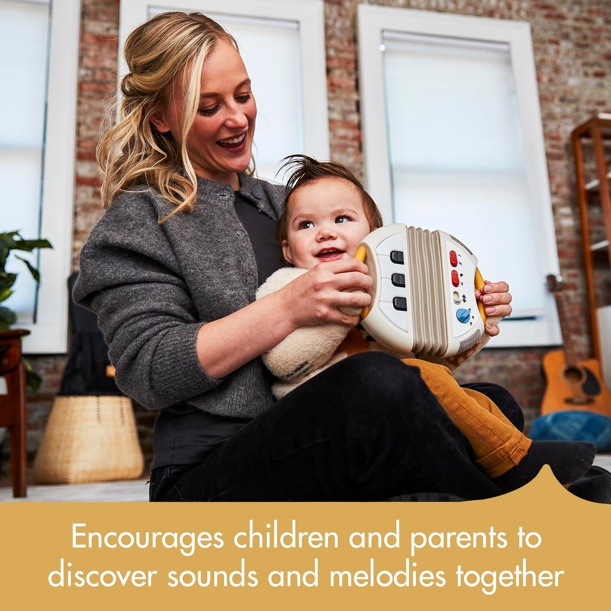 Tiny Love Tiny Rockers Accordion pitch slider invites sound exploration