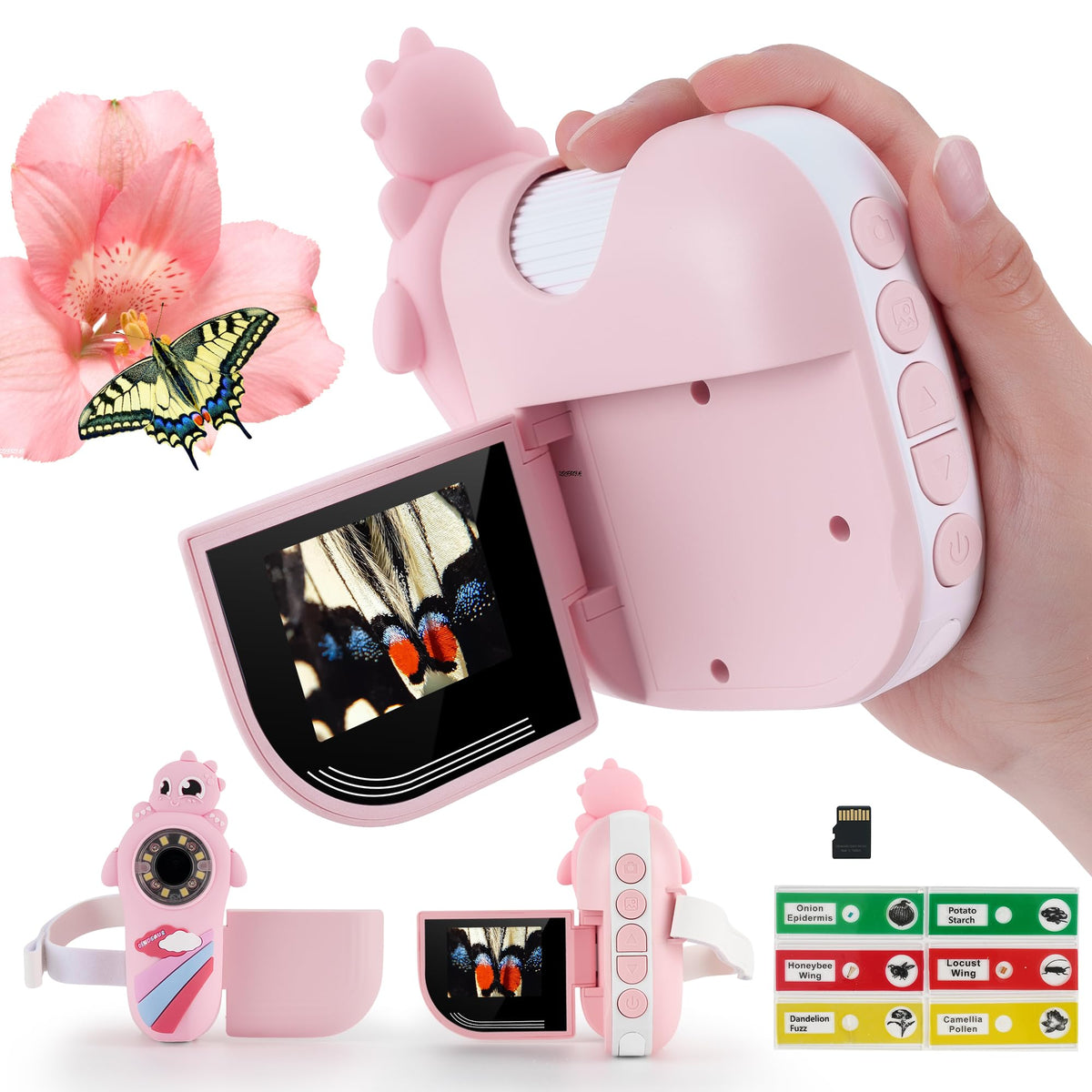 Tinylens Dino microscope main unit for kids boosts curiosity and hands-on learning.