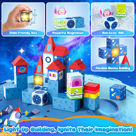 TinyTrek travel magnets fit in a backpack for plane, car, or restaurant activities