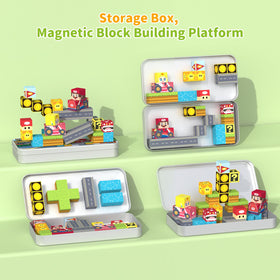 Tinytrek portable iron storage box doubles as a magnetic baseplate.