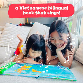 Child listening to Tinywrist AUDIOBOOKS for language learning.