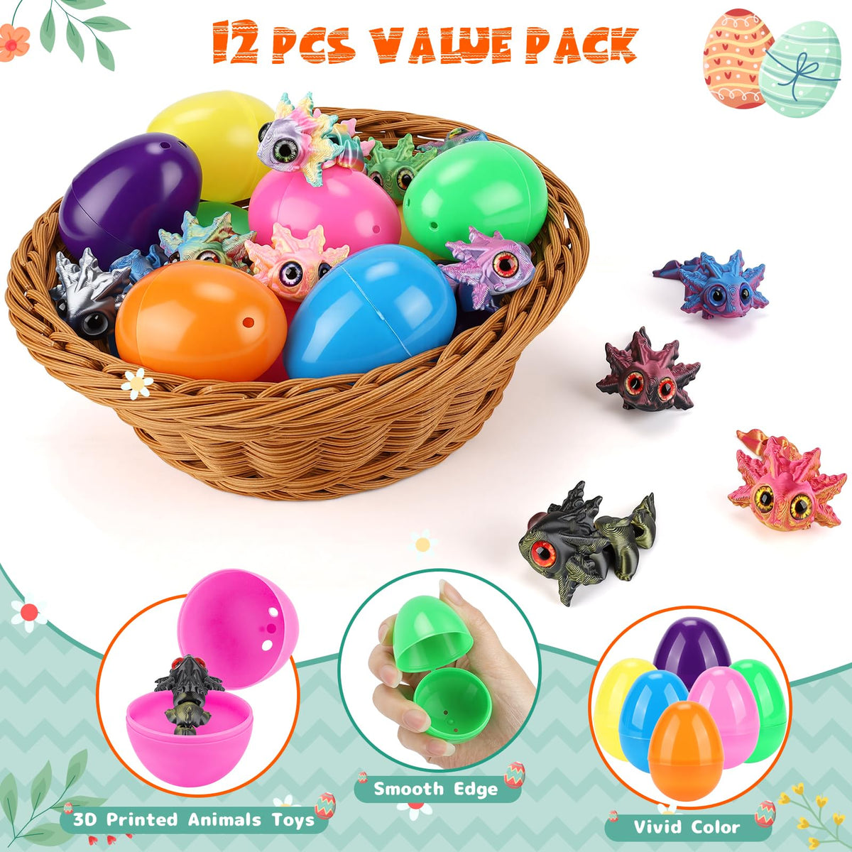 Tiocky 3D-printed axolotl inside egg provides lasting play