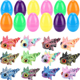 Tiocky Easter egg with axolotl toy inside for lively egg hunts