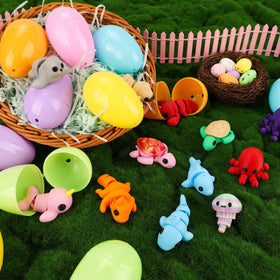 Tiocky 3D printed sea toys spark imaginative play during gatherings.