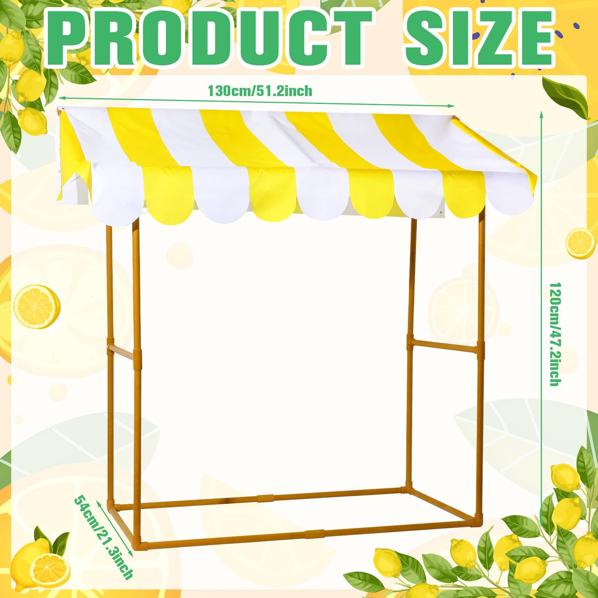 Tioncy Fresh Lemonade Stand Roof offers durable weather-ready protection.