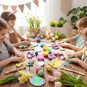Tioncy multicolor clay colors vivid and tactile for art projects.