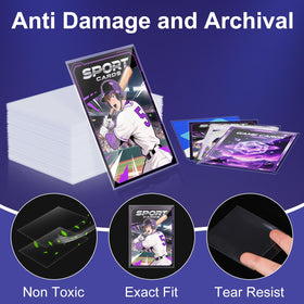 TiopLior acid-free sleeves safeguard card collections over time.