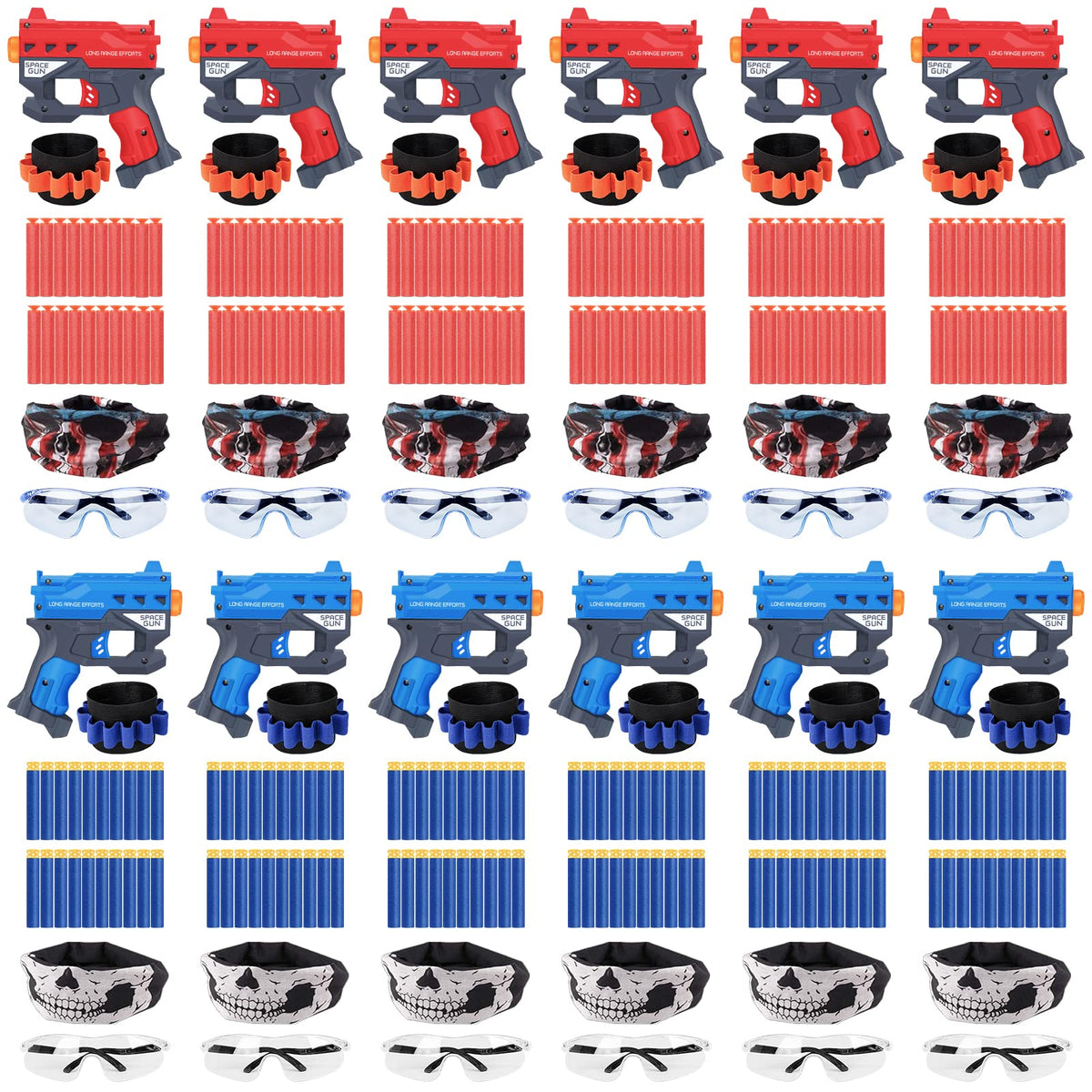 TiopLior blaster guns 12-pack for action-packed kid battles