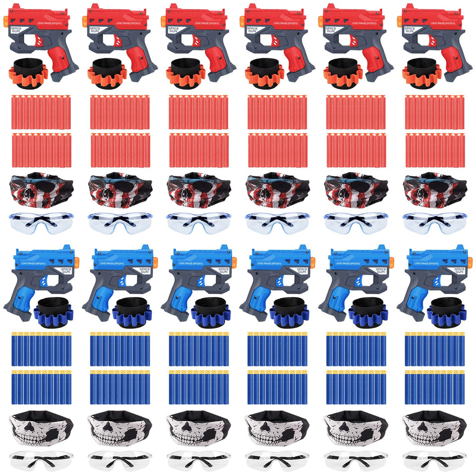 TiopLior blaster guns 12-pack for action-packed kid battles