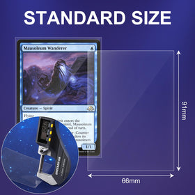 TiopLior crystal-clear card protector showcases artwork while preserving durability.
