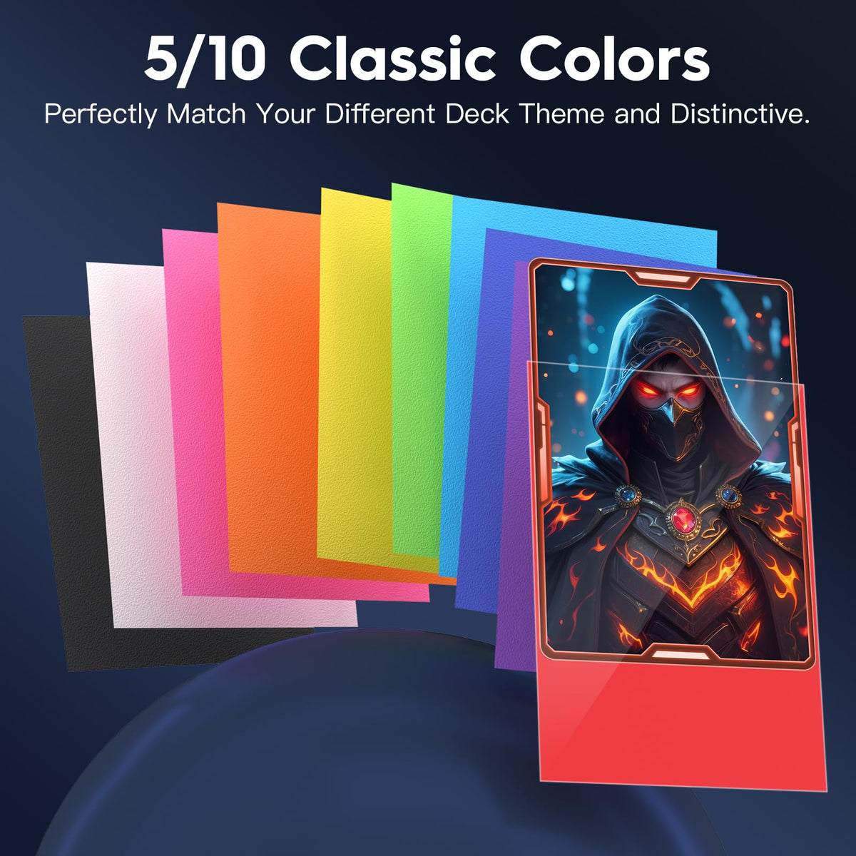 TiopLior vibrant colors help you organize and distinguish decks.
