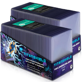TitanShield 3x4 seamless toploader shows dust-resistant edge for pristine cards