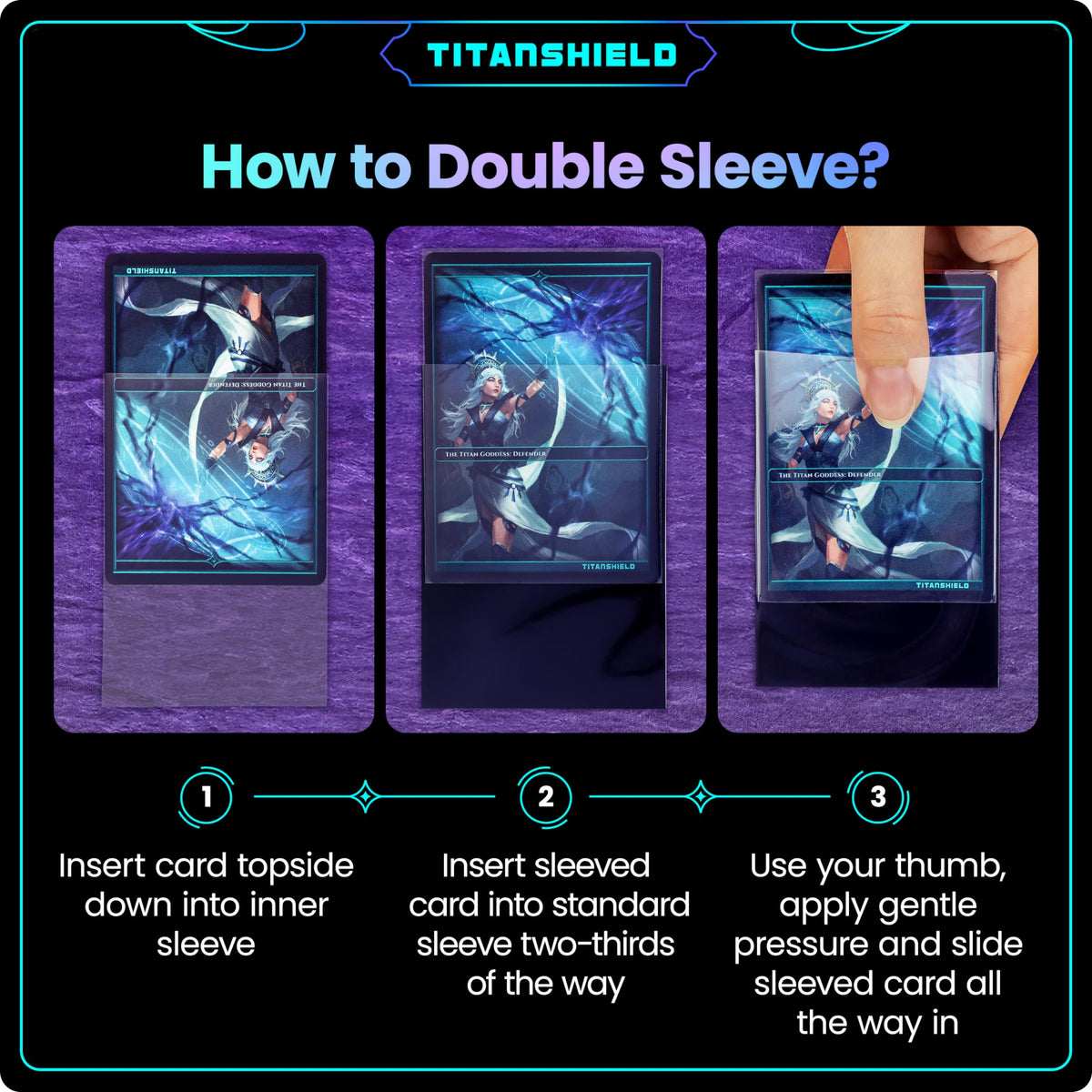 TitanShield bulk-pack inner sleeves delivering 1,000-sleeves convenience.