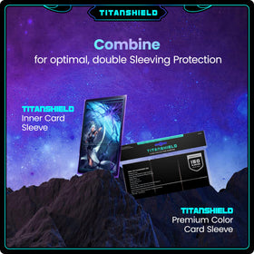 TitanShield 64x89mm sleeve fits common trading cards securely.
