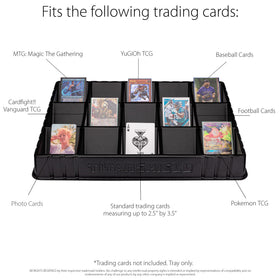 TitanShield black side elevated demonstrates sturdy build for frequent trading card use.