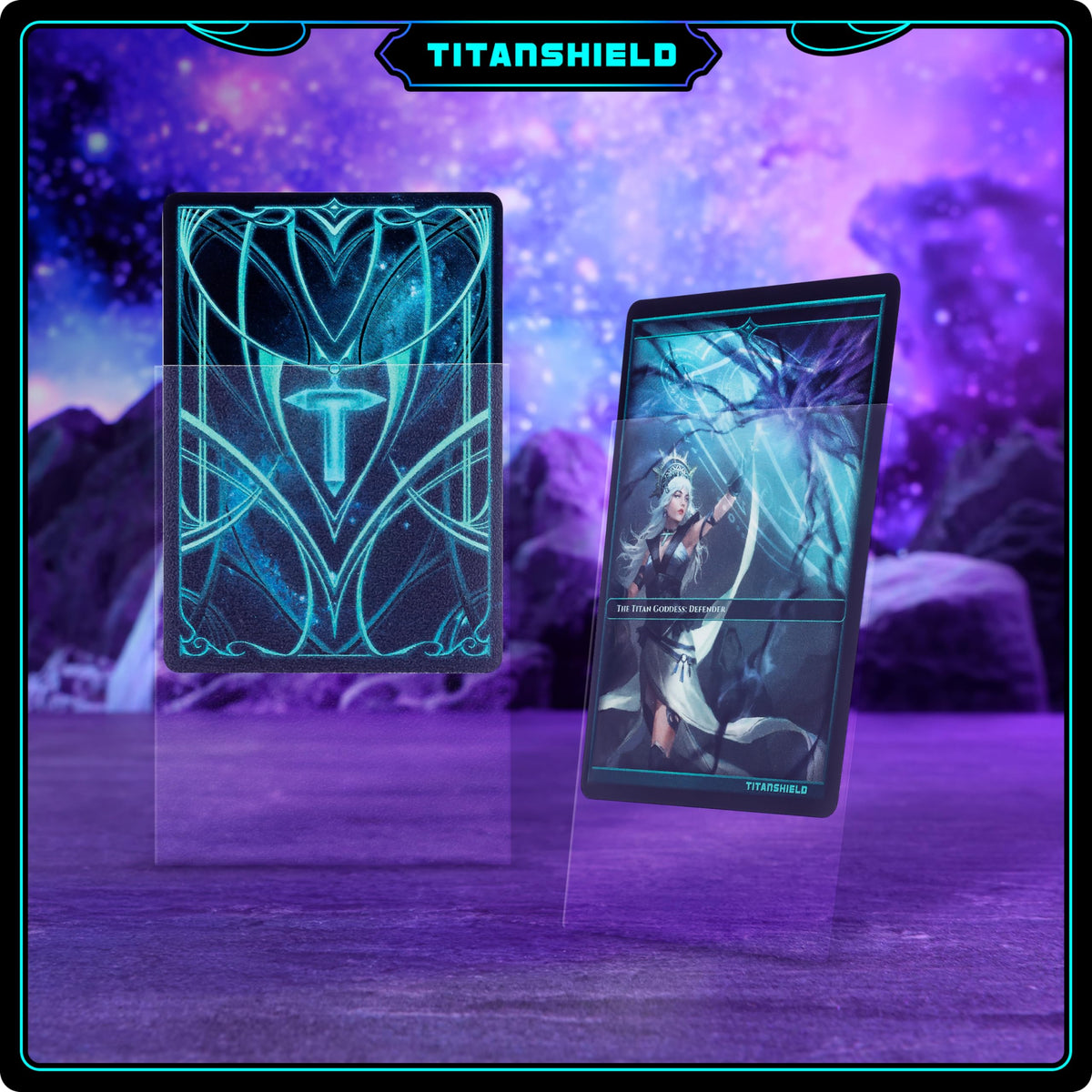 TitanShield Premium Sleeves back view highlighting anti-slip matte texture for confident handling