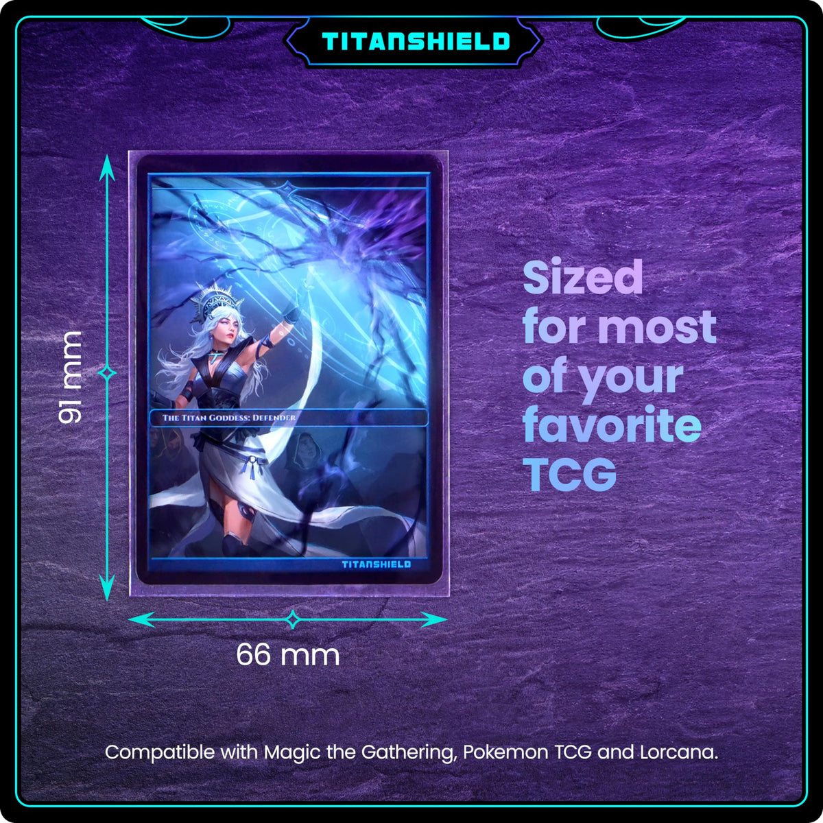 TitanShield Premium Sleeves archival-grade material demonstrating long-term card preservation