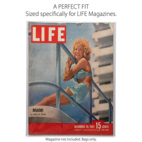 TitanShield resealable tape bags enable quick, mess-free sealing for LIFE magazines