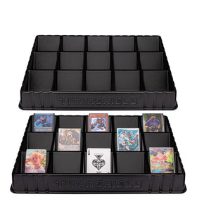 TitanShield stackable tray top view suitable for quick card sorting.