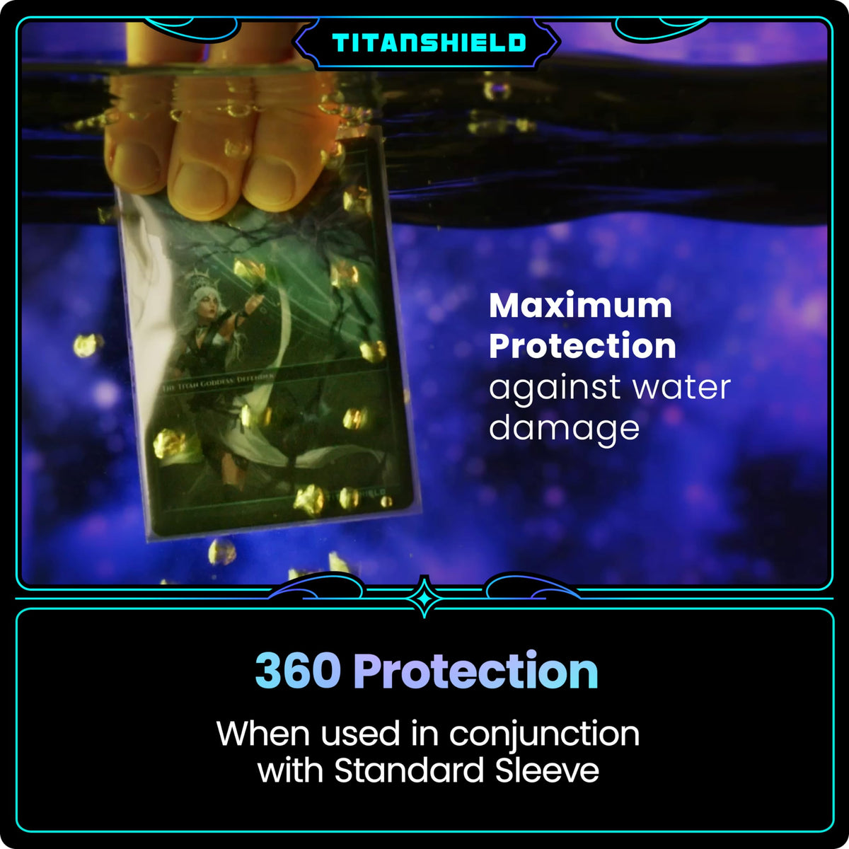 TitanShield works with 9-pocket pages for organized storage.