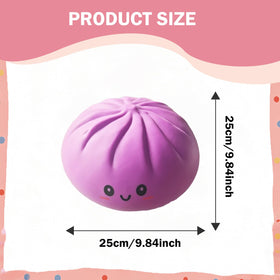 Titata purple squishy texture close-up reveals safe, wipe-clean surface.